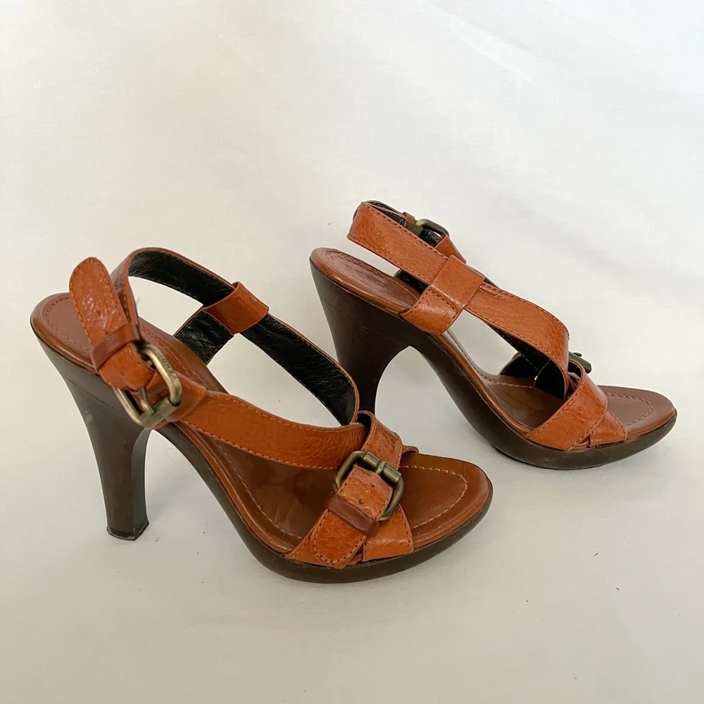 FENDI leather slingback sandals size EU36 - Picture 3 of 5